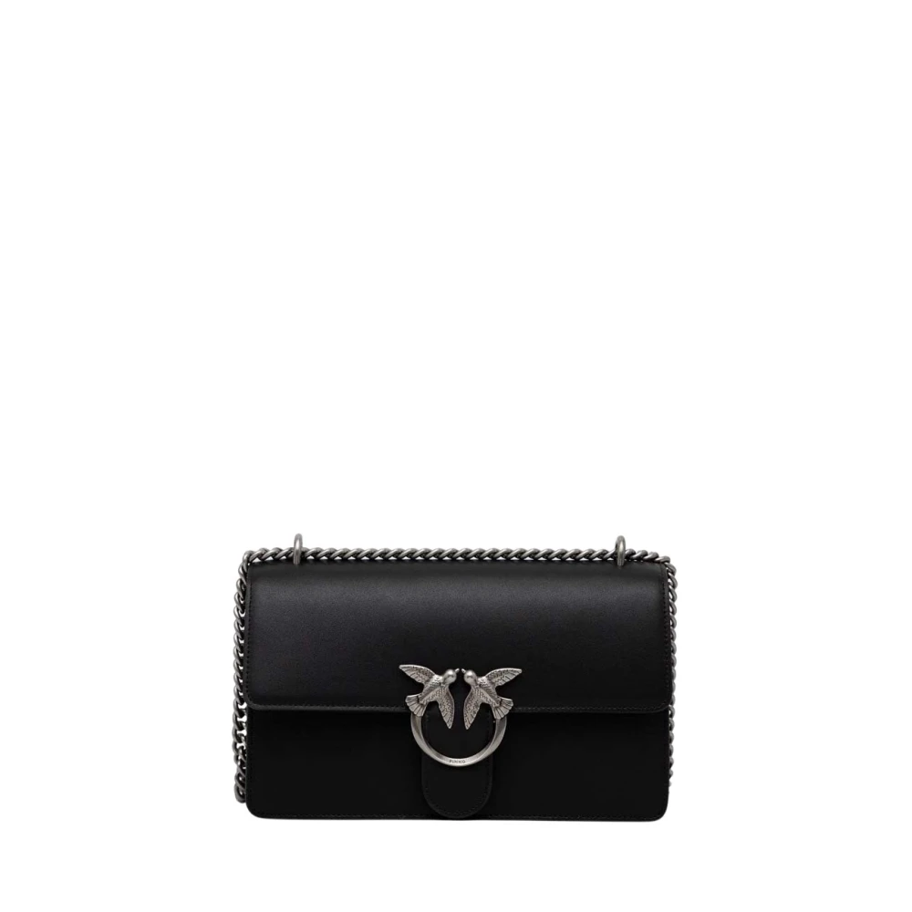 Pinko Love One Classic Shoulder Bag - Female - Shoulder Bags - Black - One Size - Bags