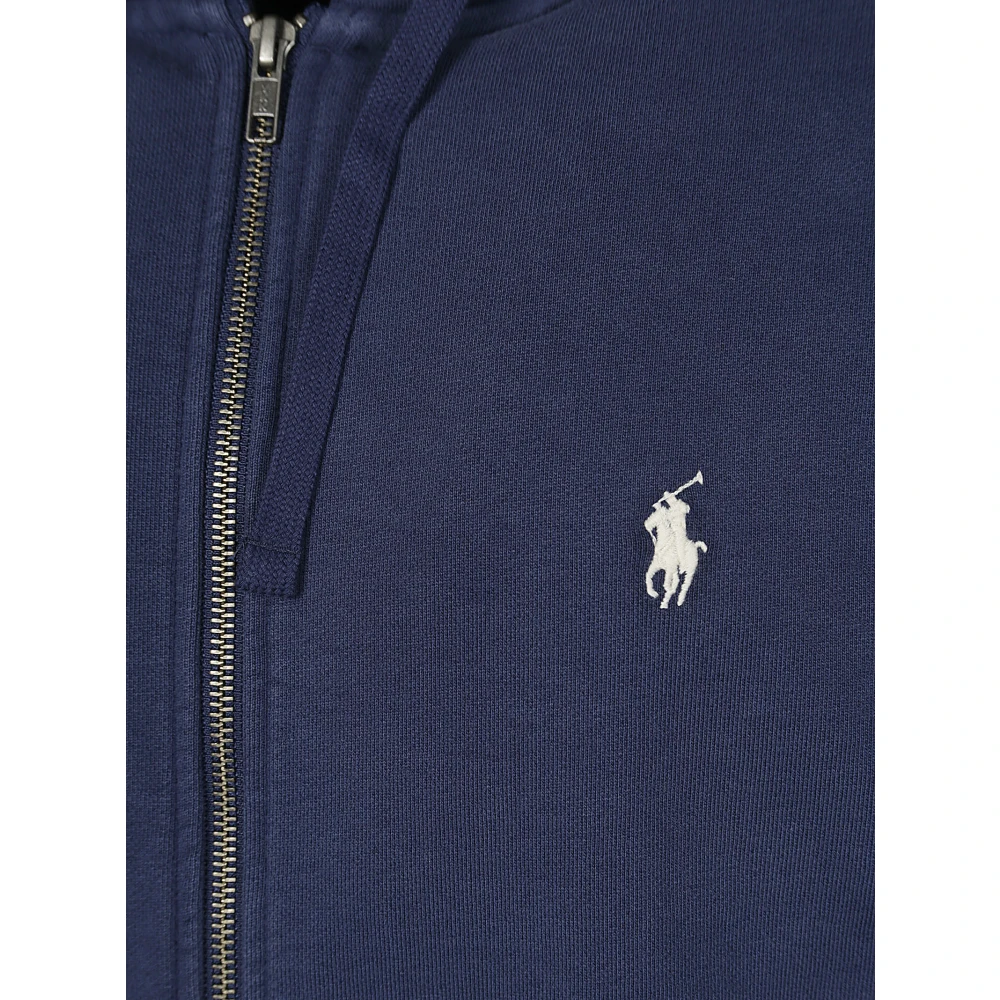 Polo Ralph Lauren Hoodie met volledige rits Blue Heren