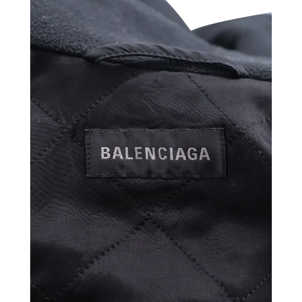Balenciaga Vintage Pre-owned Polyester outerwear Black Heren