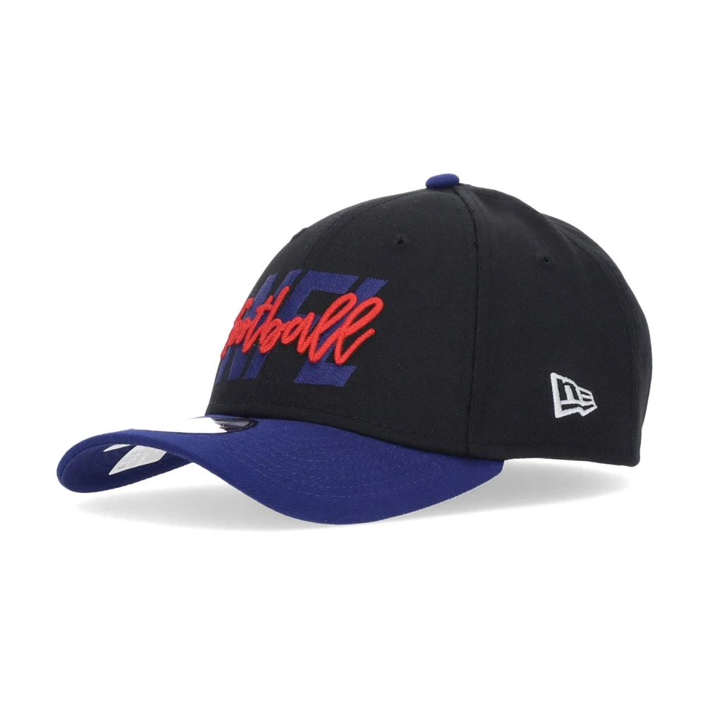 New Era Men's Black Draft Nfl Curved Visor Cap