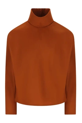 Structured Shoulder Turtleneck