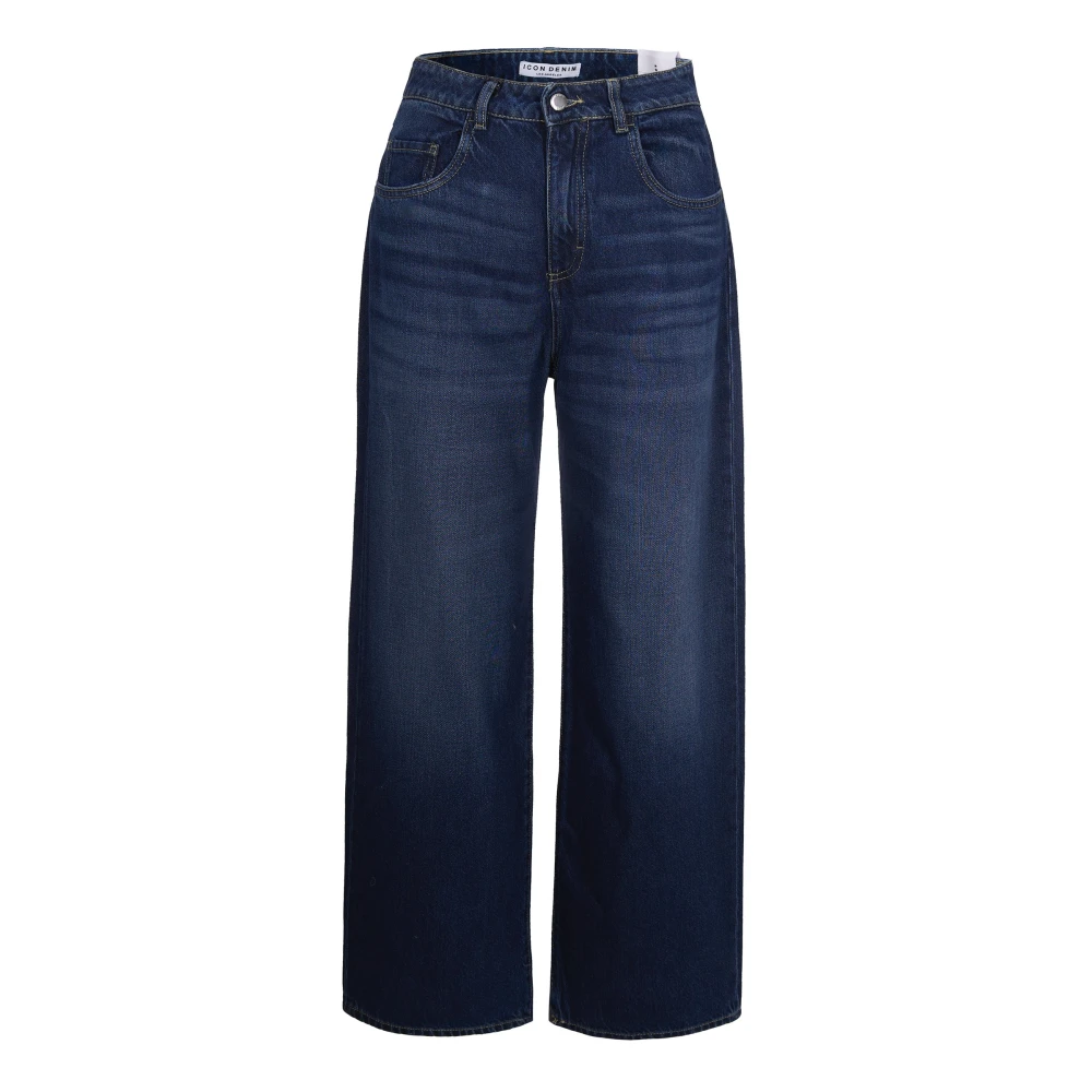 Icon Denim Women's Blue Wide Jeans, W29, Poppy Wide Leg Jeans