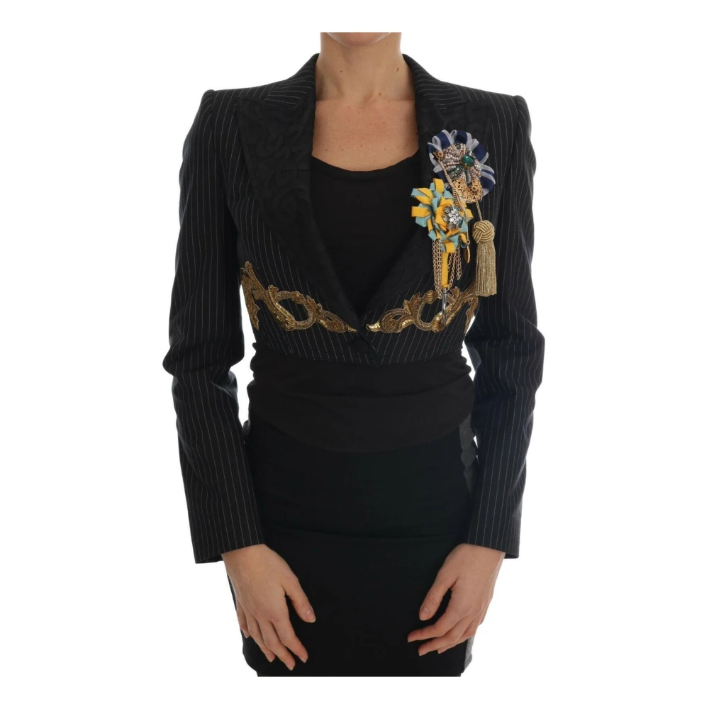 Dolce & Gabbana Women's Multicolor Blazers, S, Fairy Tale Crystal Blazer