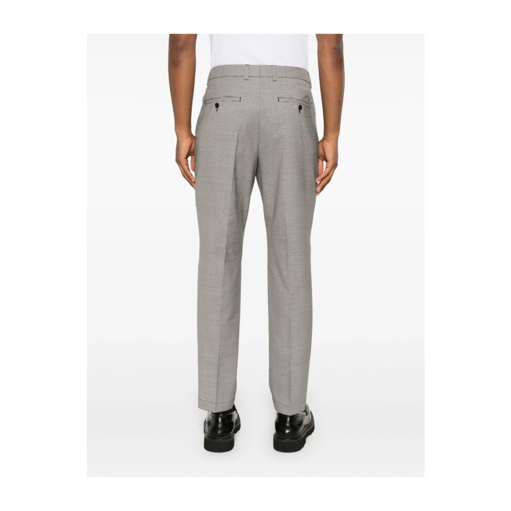 Hugo Boss Klassieke Houndstooth Broek voor Heren Gray Heren