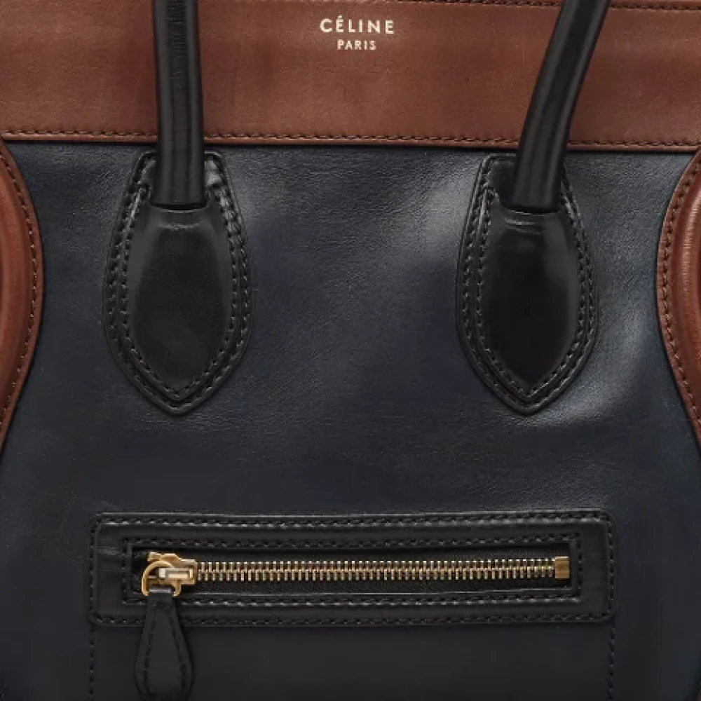 Celine Vintage Pre-owned Leather celine-bags Black Dames