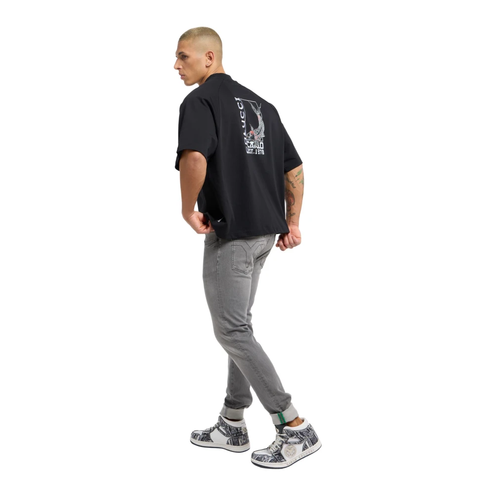 carlo colucci Milano naar Tokyo Unisex T-shirt Black Heren