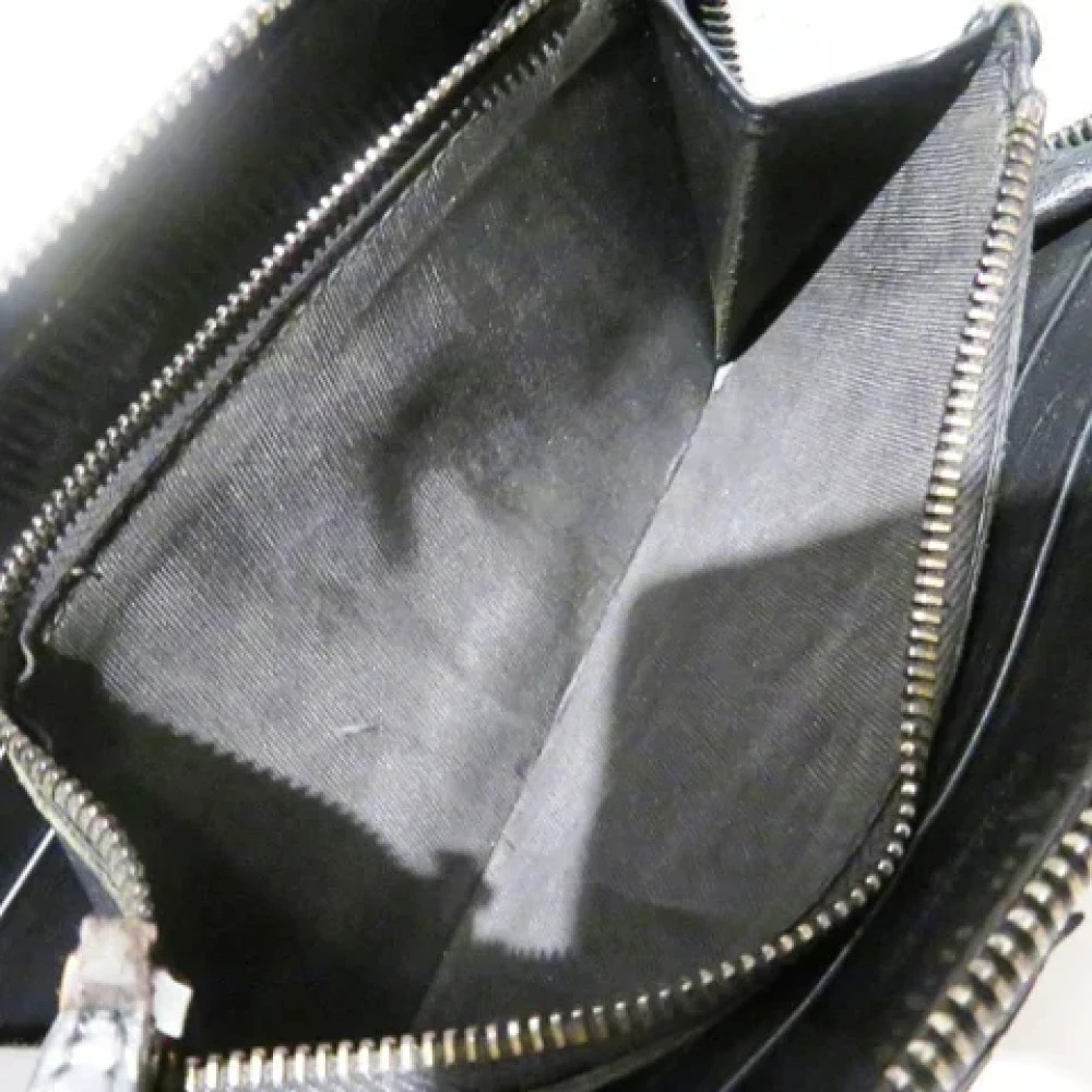 Bottega Veneta Vintage Pre-owned Leather wallets Black Dames