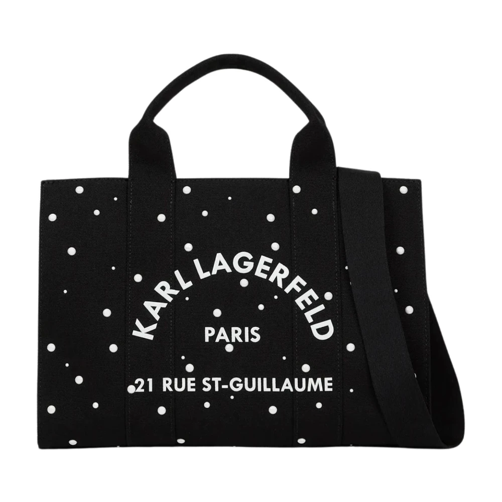 Karl Lagerfeld Black Shopping Bags, Female, One Size, Le Cabas Carré