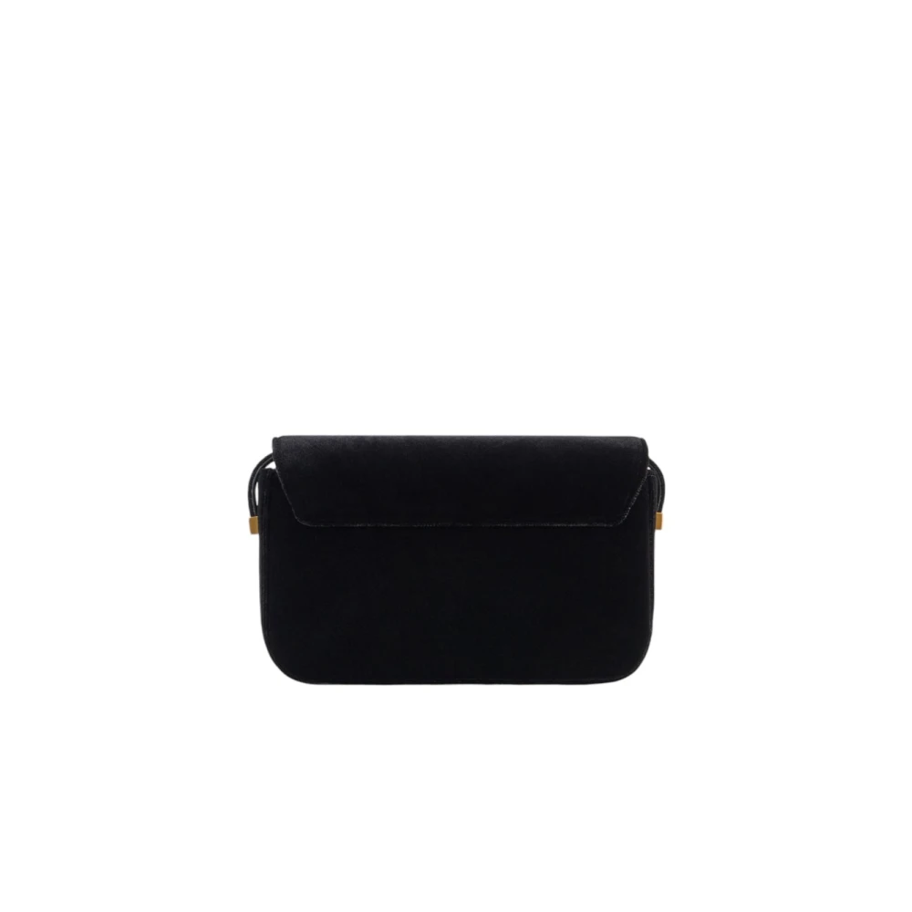 Emporio Armani Stijlvolle Leren Tas Black Dames