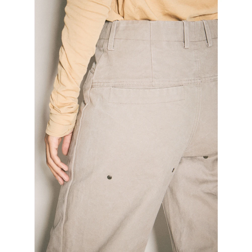 Entire Studios Canvas Gewassen Broek Gray Dames