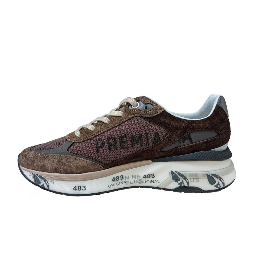 Premiata Moerun Sneakers Bruin Brown Heren