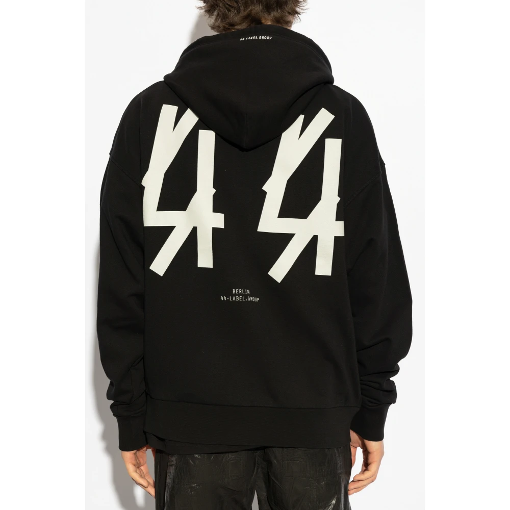 44 Label Group Hoodie Black Heren