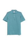 polo-bleu-vert-avec-revers-boutonne