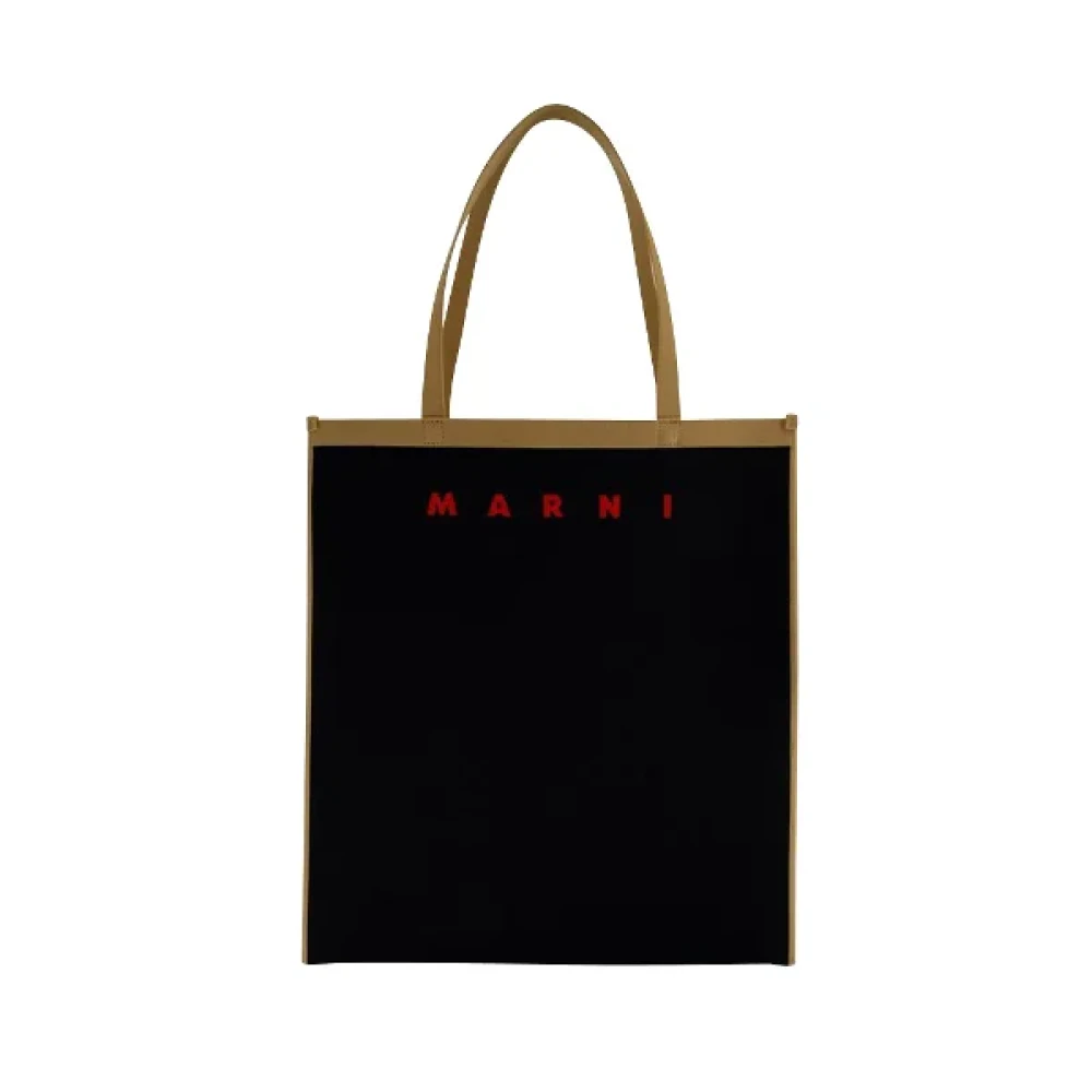 Marni Pre-owned Fabric handbags Black Dames