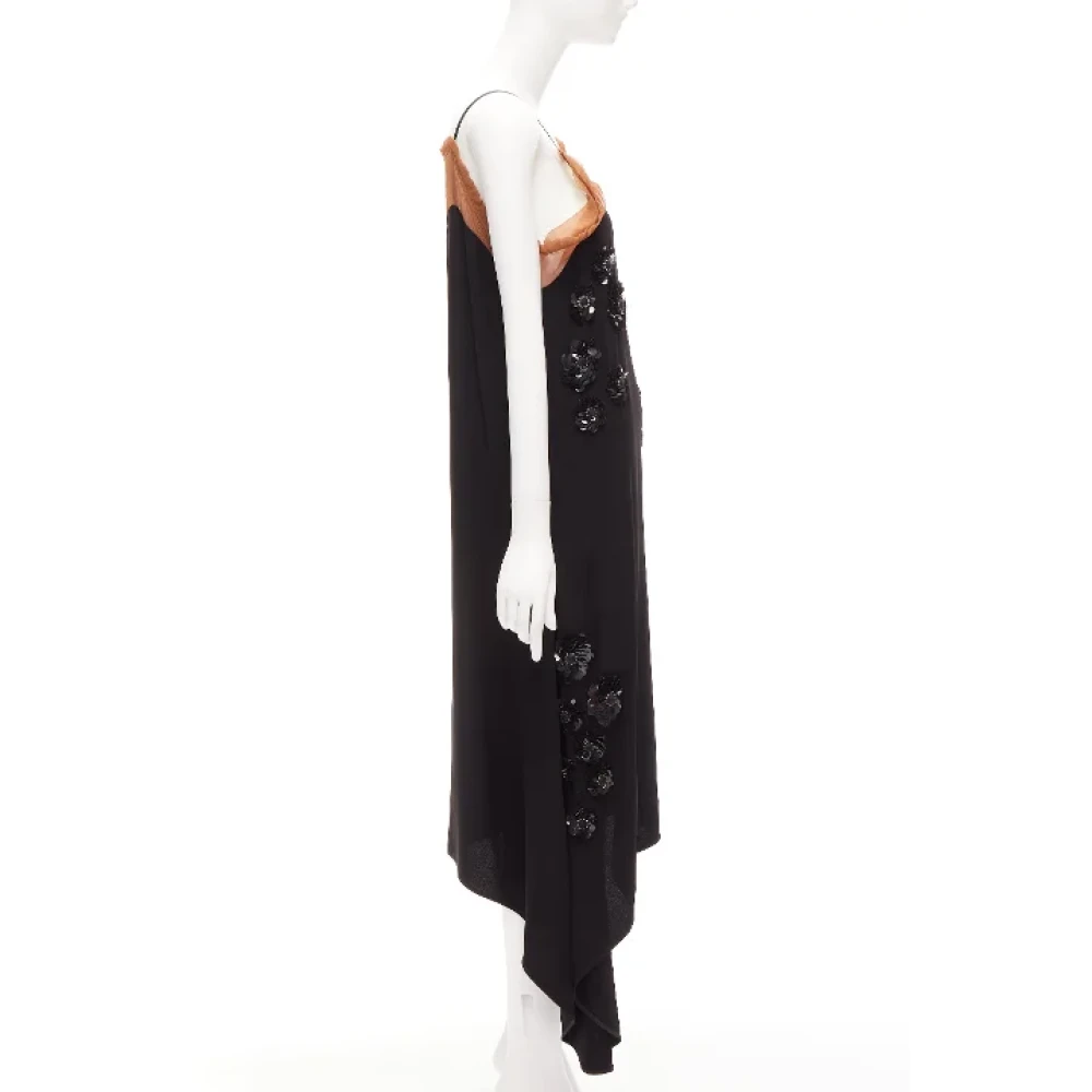 Marni Pre-owned Fabric dresses Black Dames
