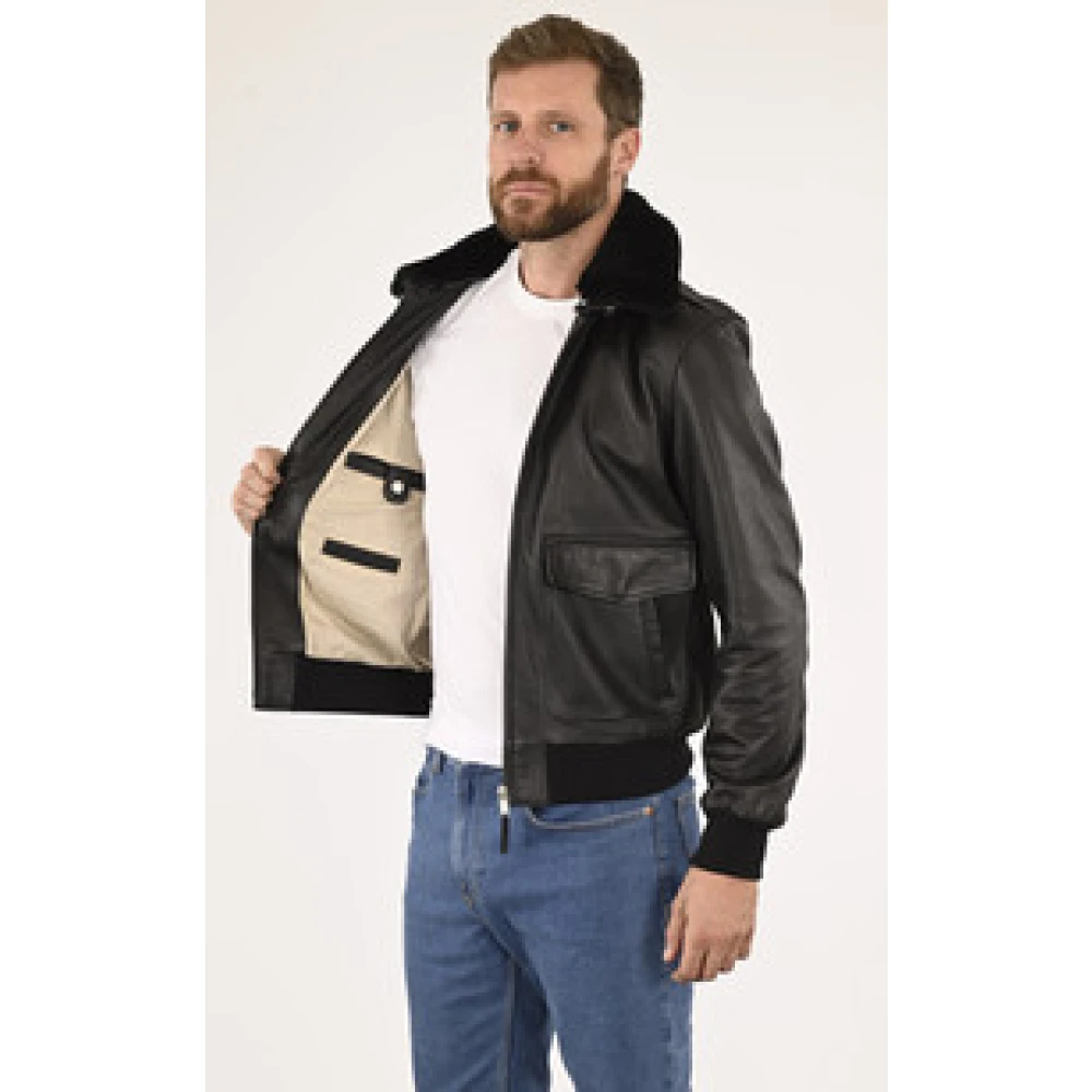 La Canadienne Jackets Black Heren