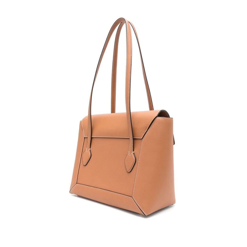 Strathberry Cognac Bruine Overslagtas Brown Dames