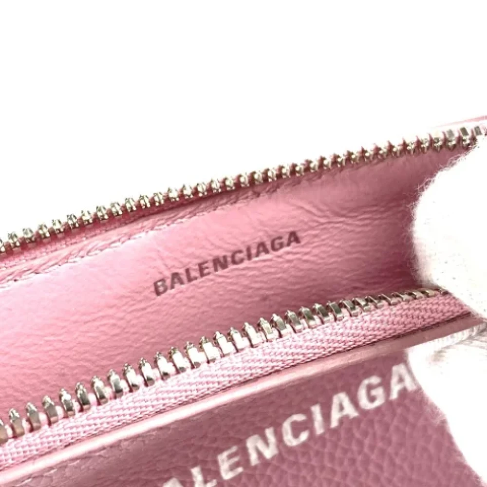 Balenciaga Vintage Pre-owned Leather wallets Pink Dames