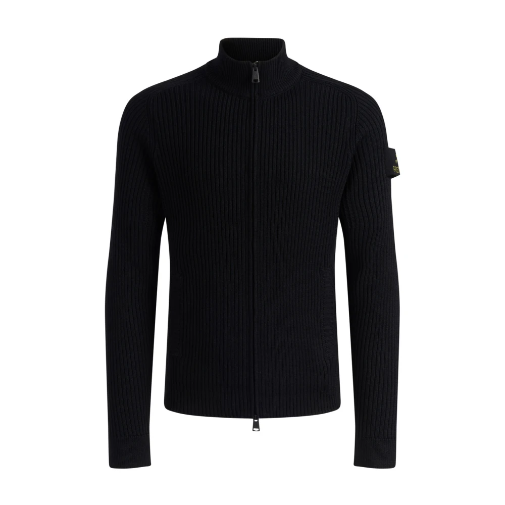 Premiata Men's Black Cardigans, L, T-Shirt