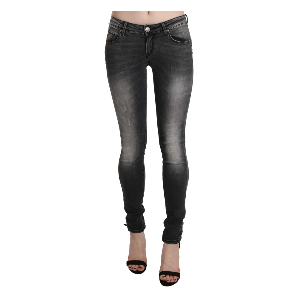 Acht Donna Nero Jeans Skinny Push Up