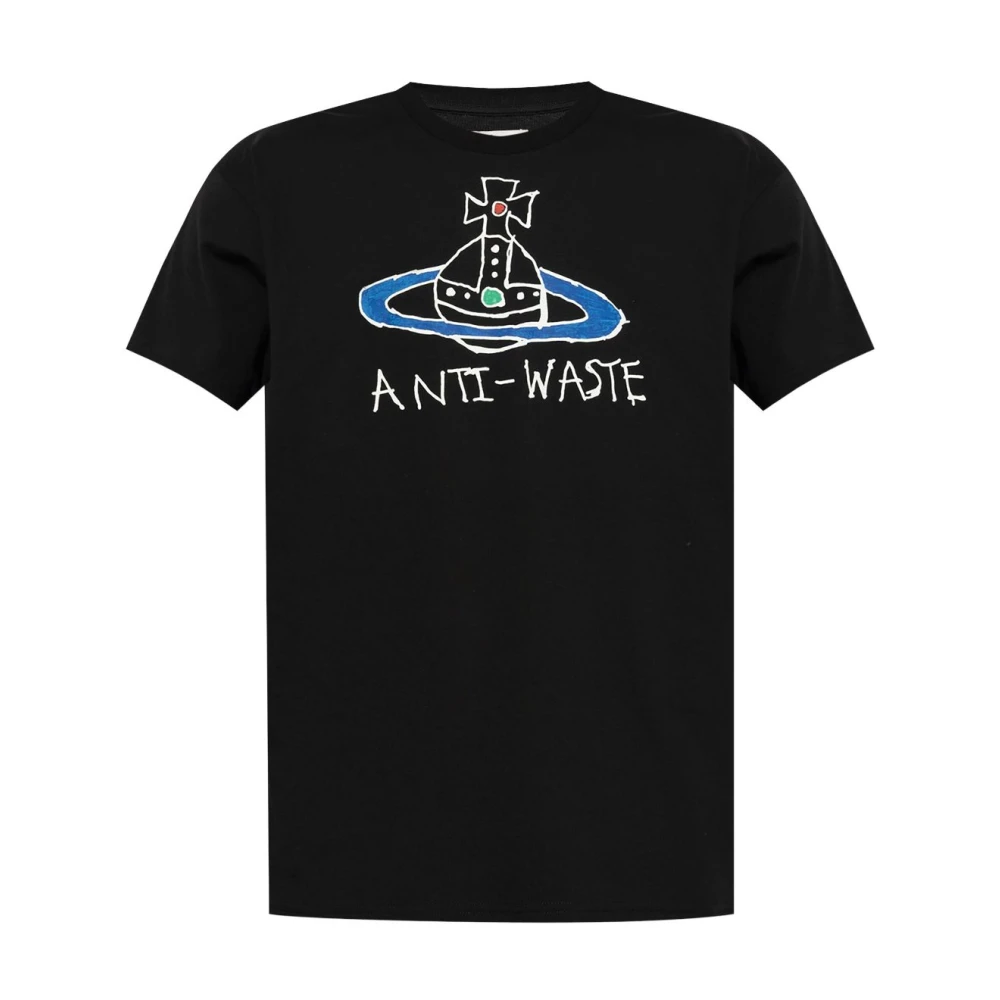 Vivienne Westwood Zwarte T-shirts en Polos Black Heren