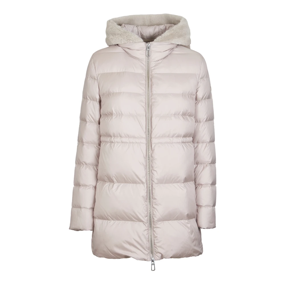 Duno Beige Pufferjas Beige Dames