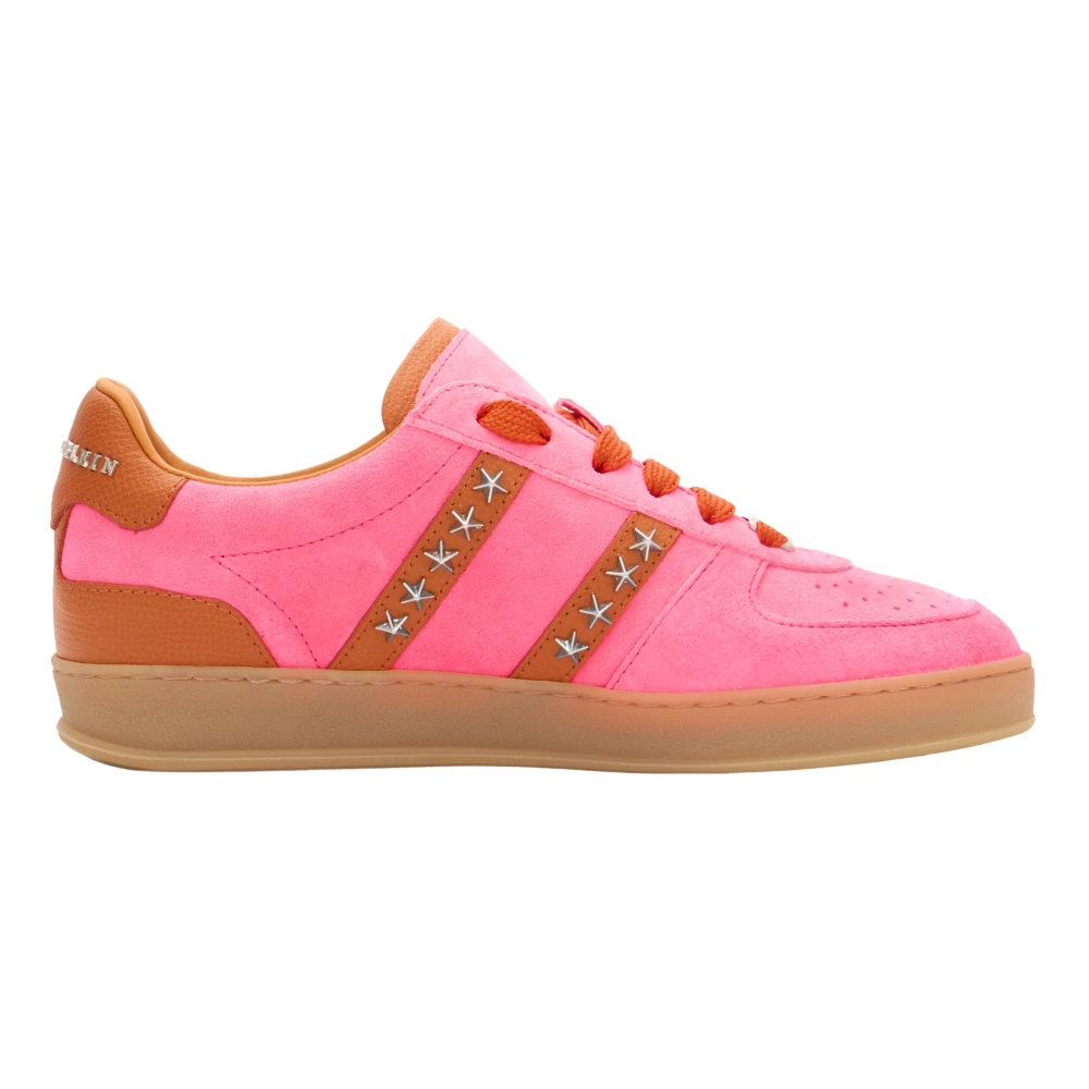 Philipp Plein Retro Rebel Low-Top Sneakers unisex Schoenen Roze
