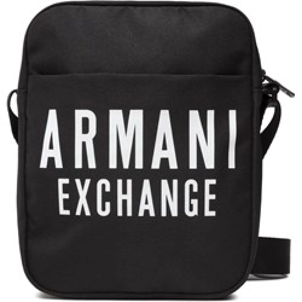 Armani Exchange Zwarte tassen met verstelbare band Black Heren