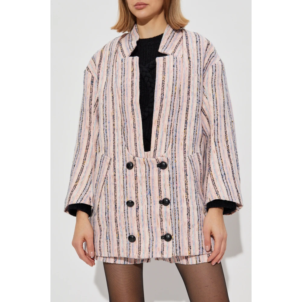 Munthe Pinstripe Blazer Pink Dames