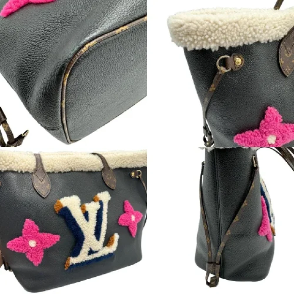 Louis Vuitton Vintage Pre-owned Leather shoulder-bags Black Dames