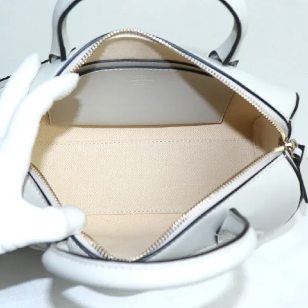 Valentino Vintage Pre-owned Leather handbags Gray Dames