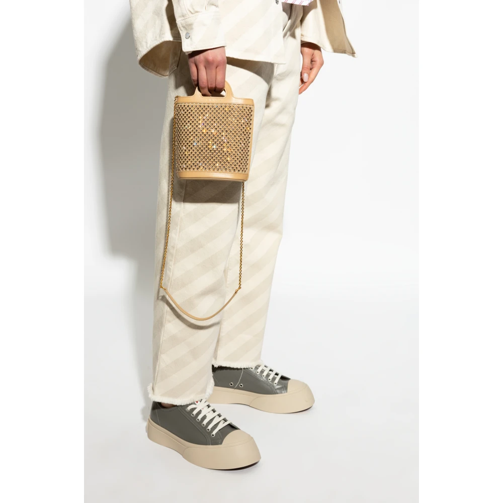 Marni Tropicalia Nano handtas Beige Dames