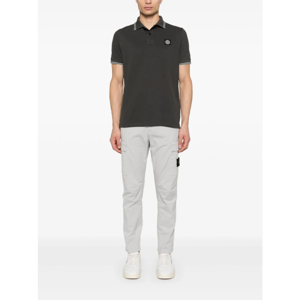 Stone Island Grijze Broek Verrijk Garderobe Eigentijdse Look Gray Heren