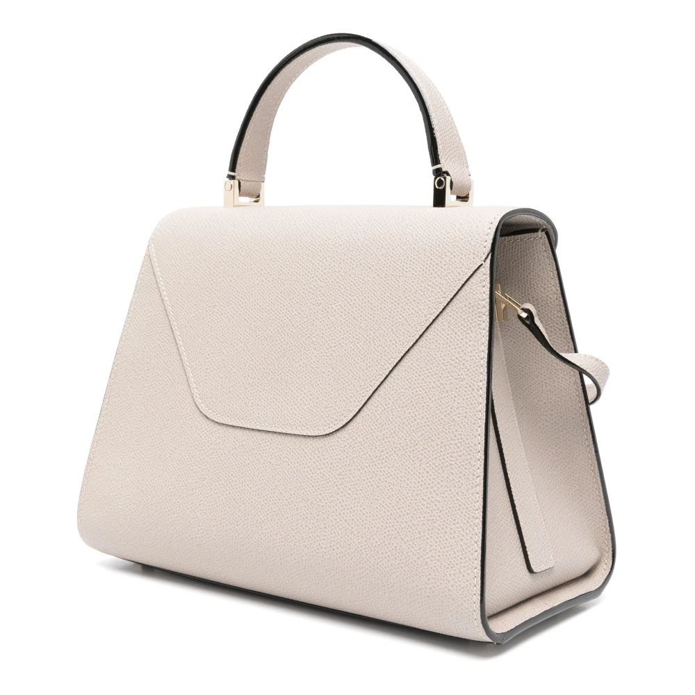 Valextra Media Stijlvolle Tas Organizer Beige Dames