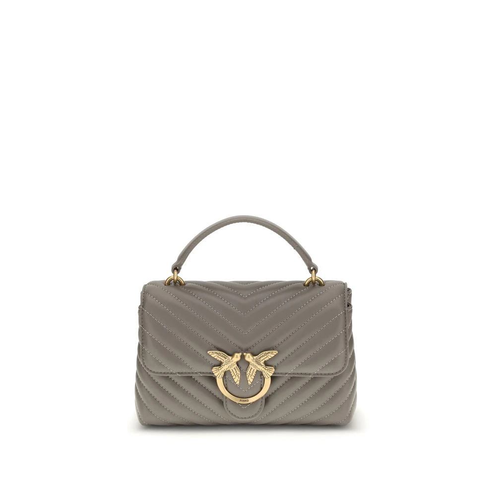 Pinko Women's Gray Love Lady Mini Handbag - Handbags - One Size - Bags