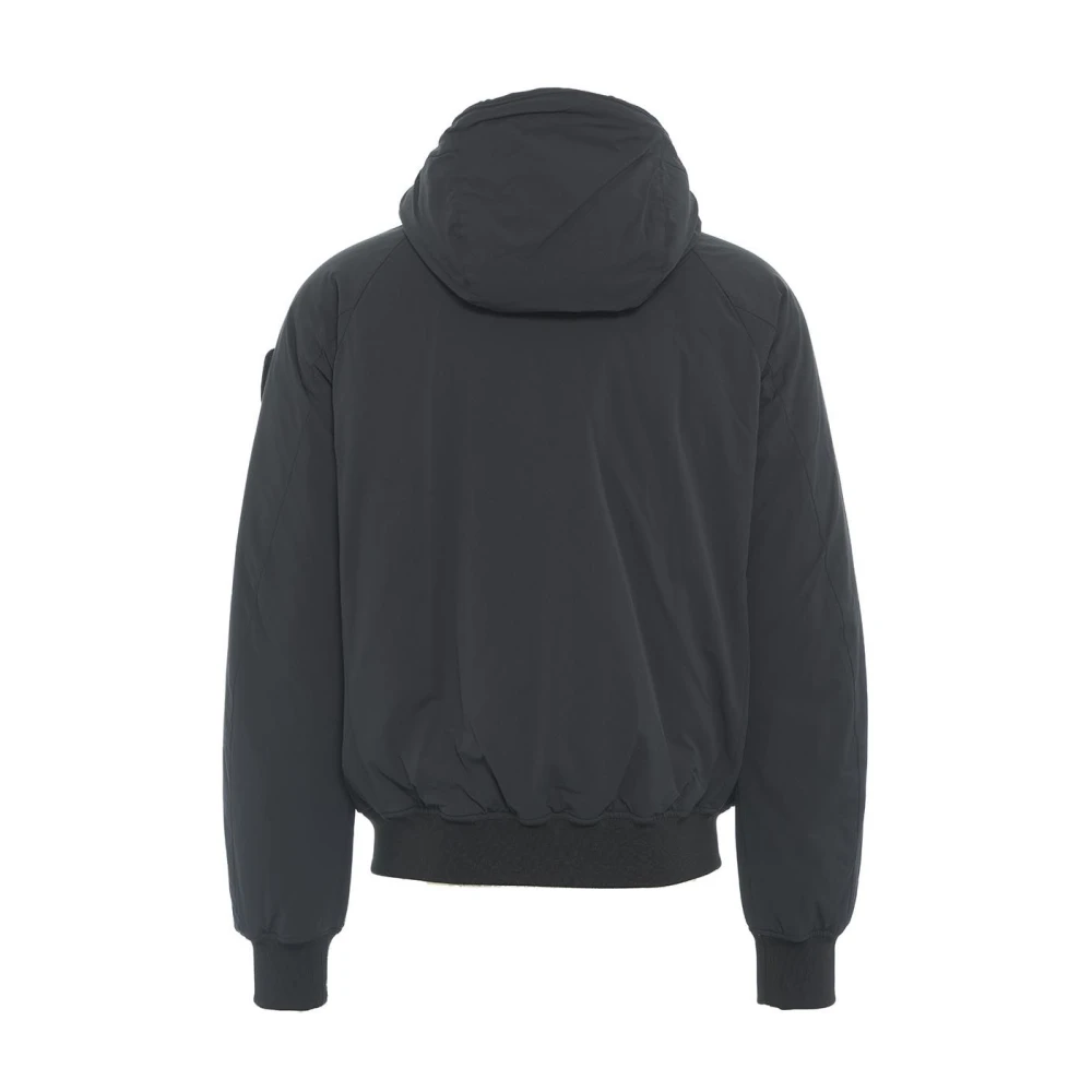 Blauer Zwarte Jassen voor Mannen Aw24 Black Heren