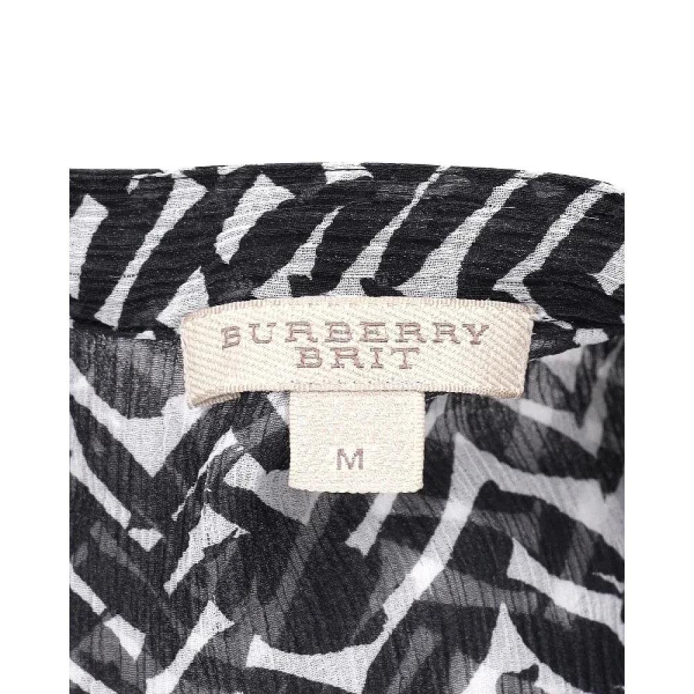 Burberry Vintage Pre-owned Polyester tops Multicolor Dames