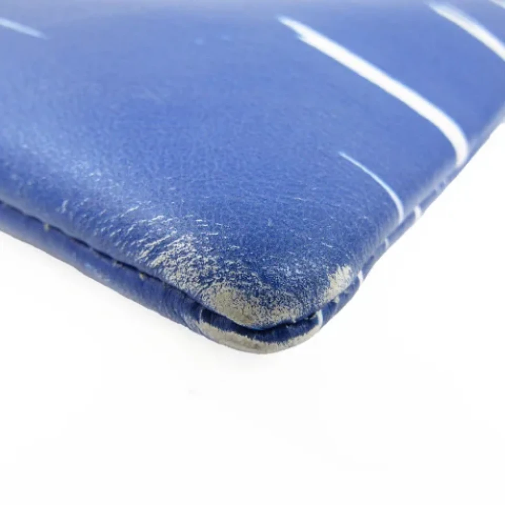 Balenciaga Vintage Pre-owned Leather clutches Blue Dames