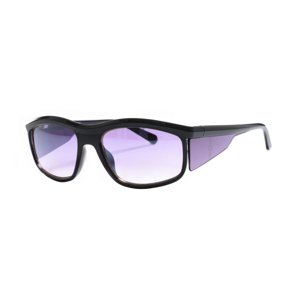 Guess Women's Gray Rectangular Acetate Sunglasses With Uv Protection
