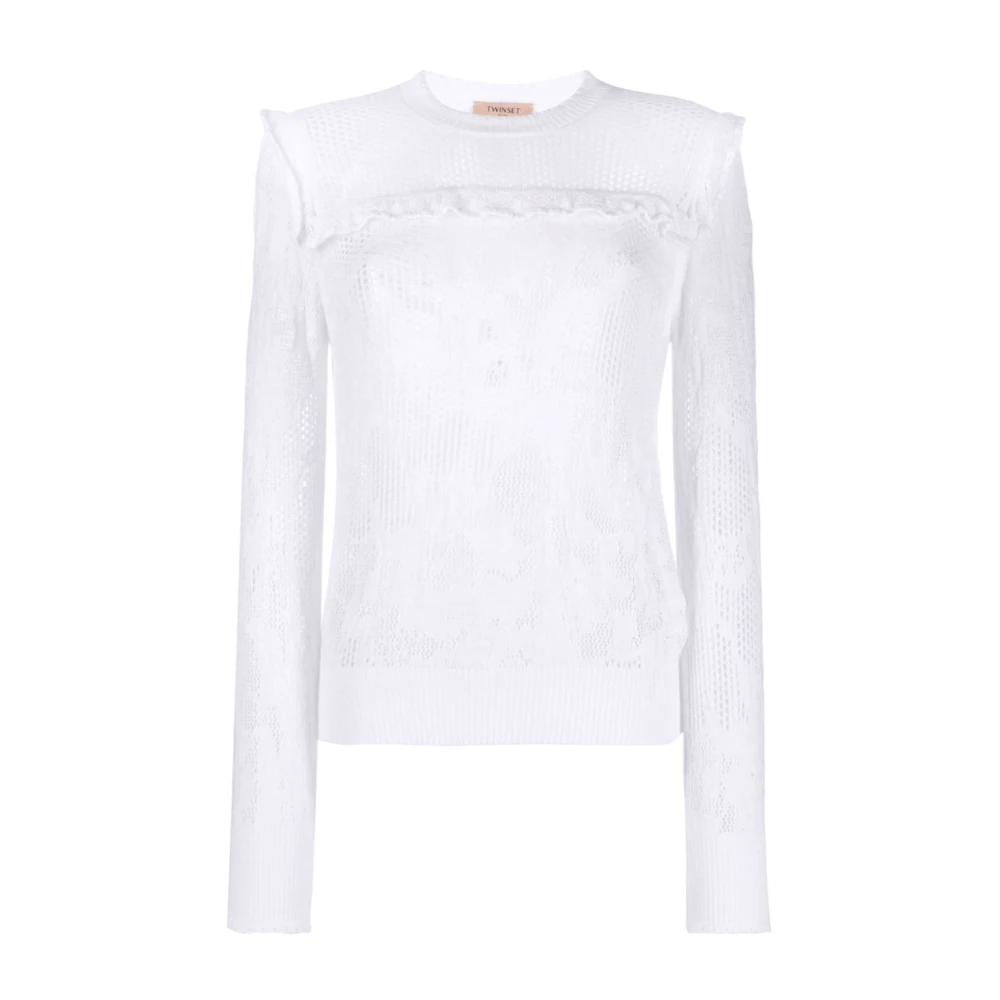 Twinset Stijlvolle Sweater Set White Dames