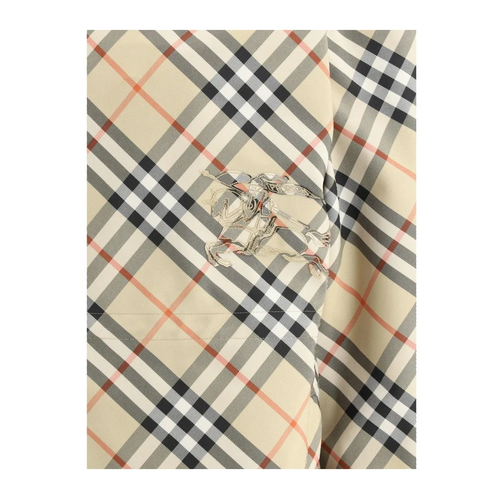 Burberry Trendy Check Hooded Jacket Brown Dames