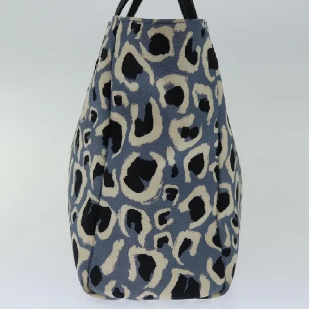 Gucci Vintage Pre-owned Canvas handbags Blue Dames