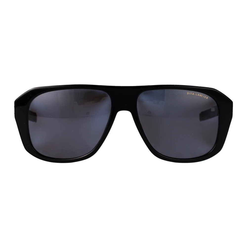 Dita Black Sunglasses, Male, 56 Mm, Lancier Sunglasses