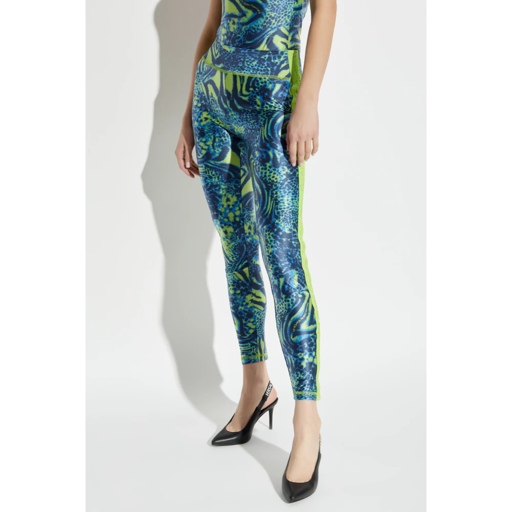 Versace Jeans Couture Dierenprint leggings Multicolor Dames