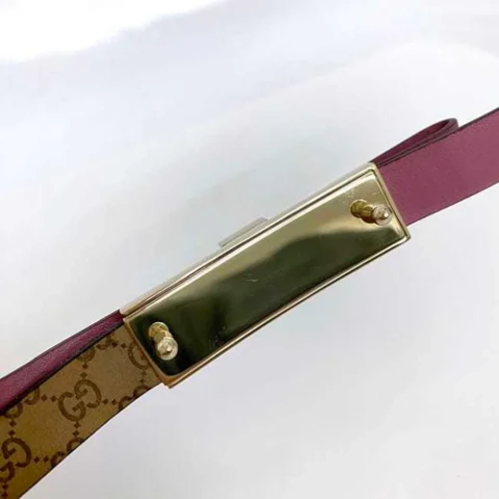 Gucci Vintage Pre-owned Leather belts Pink Dames