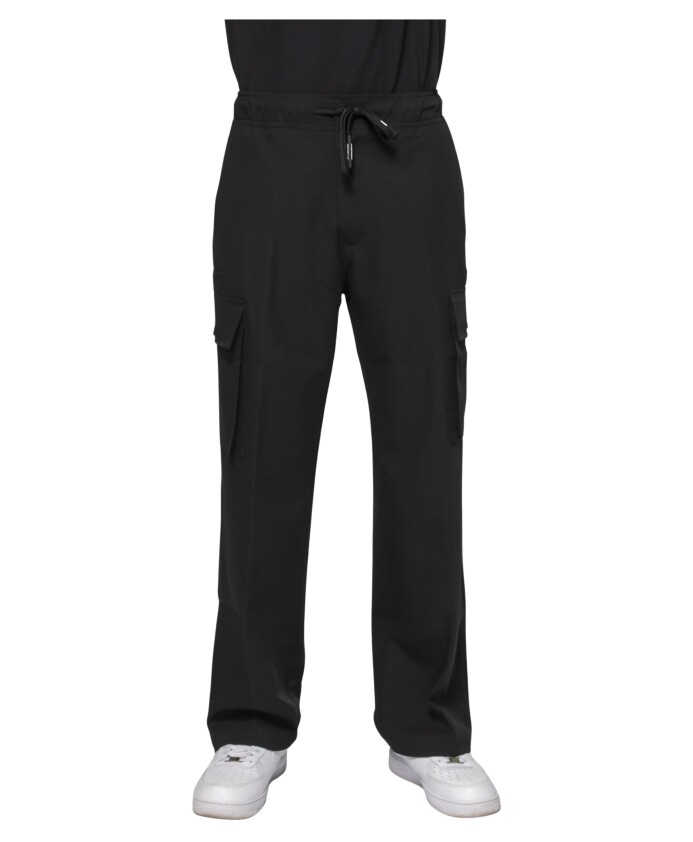 black-twill-cargo-pants