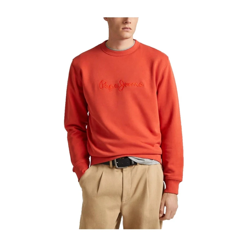 Pepe Jeans Moderne Crew Sweatshirt Orange Heren
