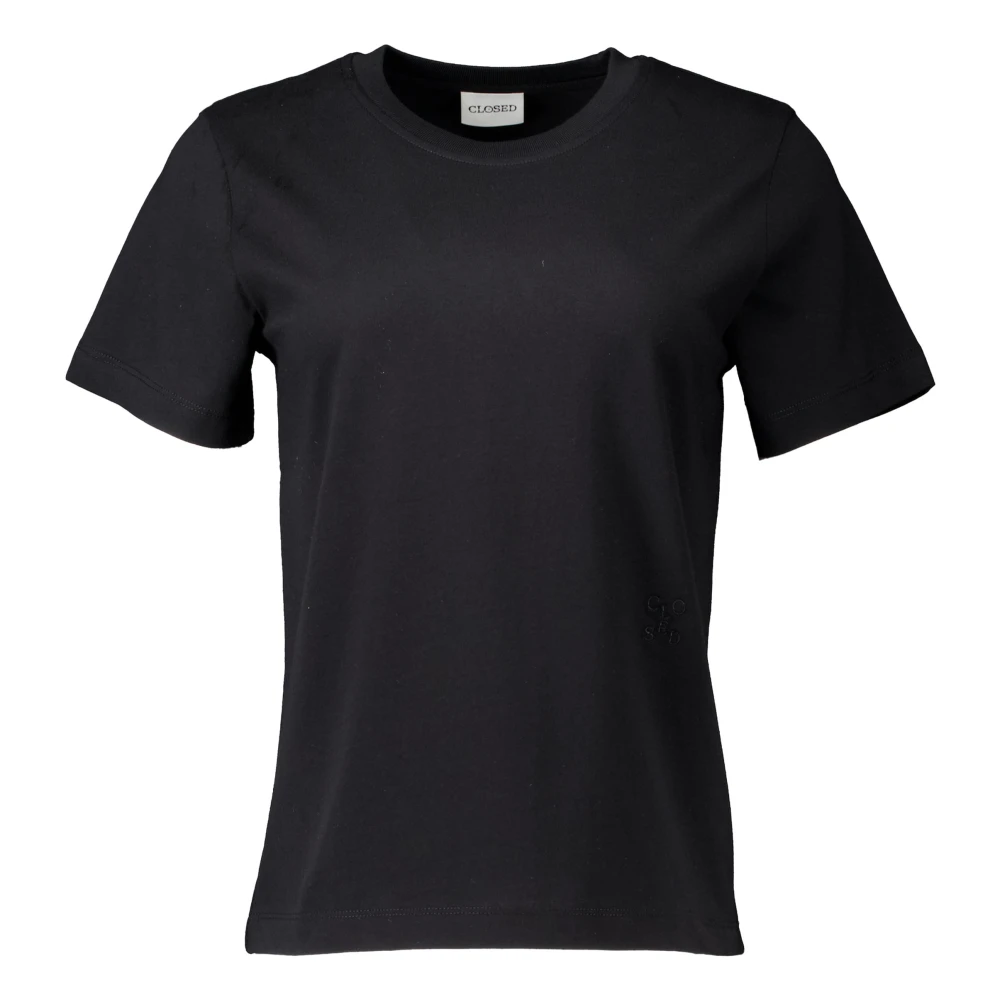 Closed Basis T-shirt in Zwart Black Dames