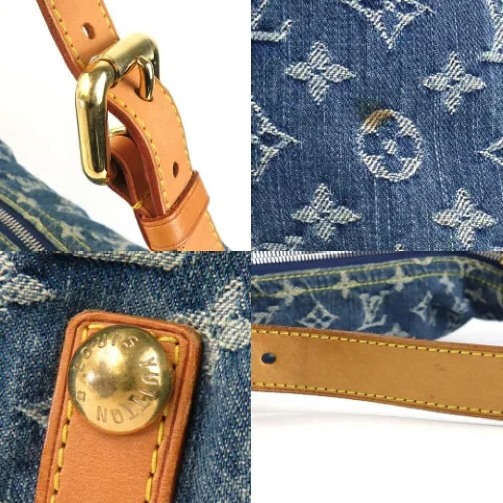 Louis Vuitton Vintage Pre-owned Denim louis-vuitton-bags Blue Dames
