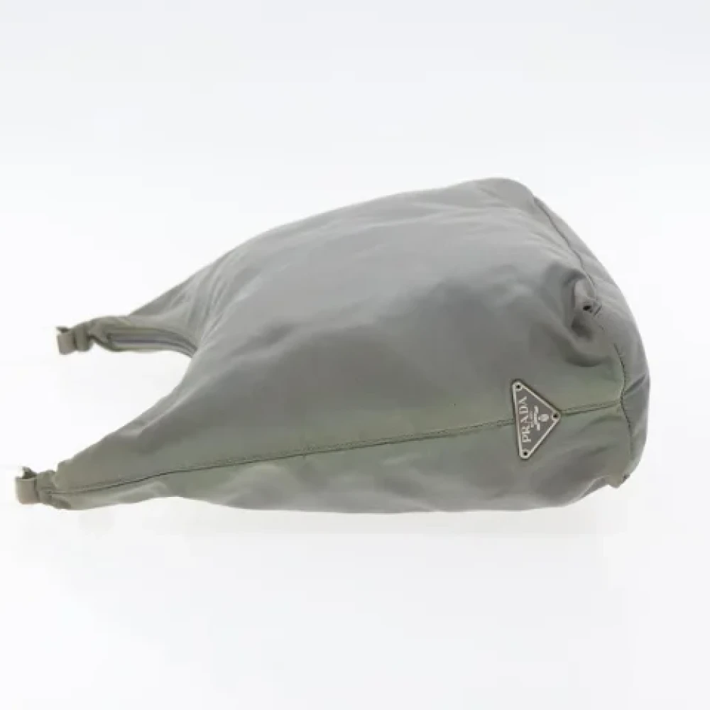 Prada Vintage Pre-owned Nylon prada-bags Gray Dames